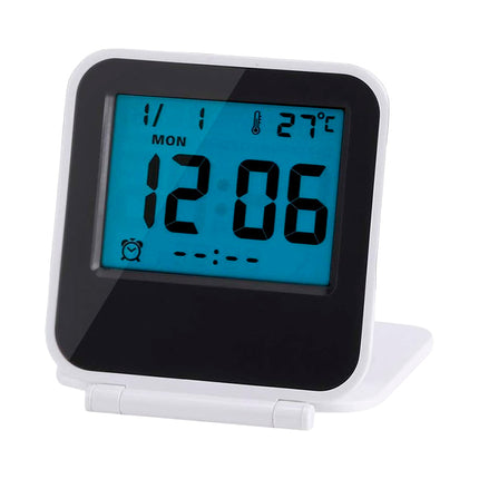 Kokoontaitettava digitaalinen matkaherätyskello