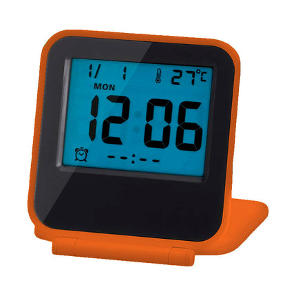 Kokoontaitettava digitaalinen matkaherätyskello