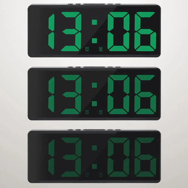 Moderni LED-herätyskello suurilla numeroilla