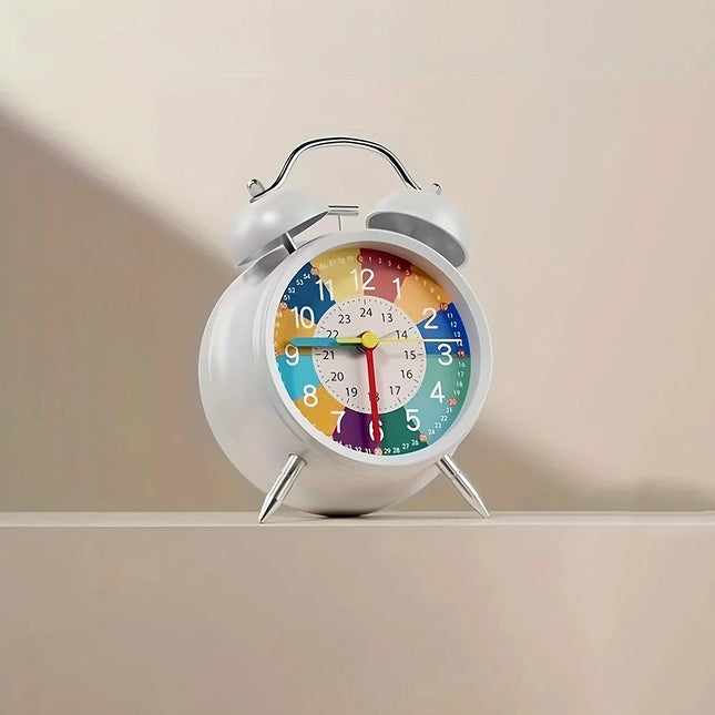 Värikäs opettavainen herätyskello lapsille
