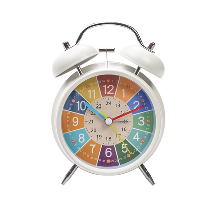 Värikäs opettavainen herätyskello lapsille