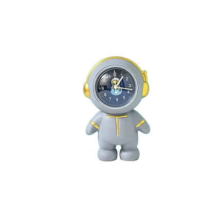 Astronautti-hahmo analoginen herätyskello lapselle