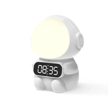 Astronautti-herätyskello lapsille yövalolla