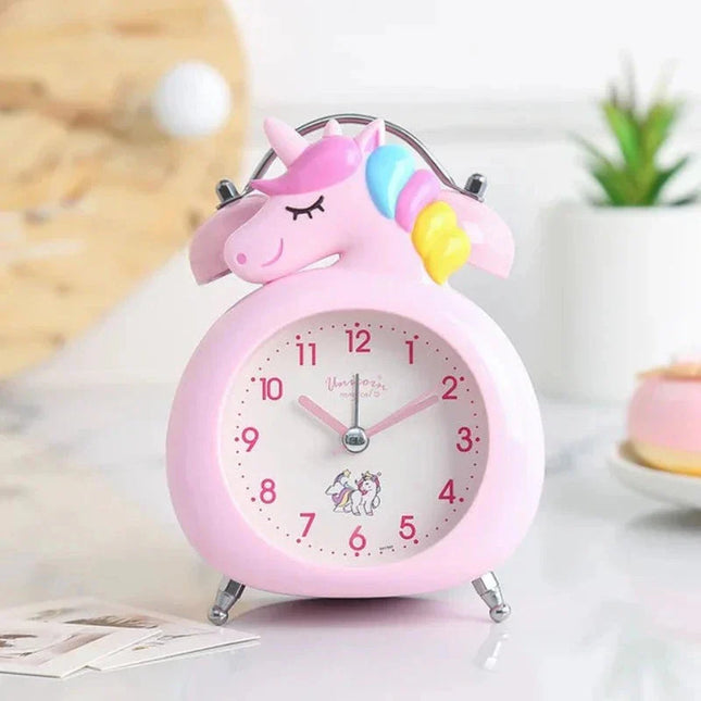 Lasten analoginen yksisarvinen herätyskello