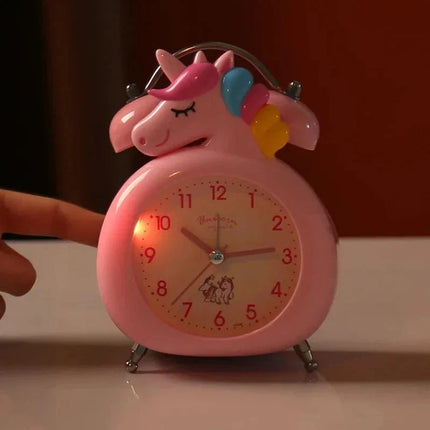Lasten analoginen yksisarvinen herätyskello