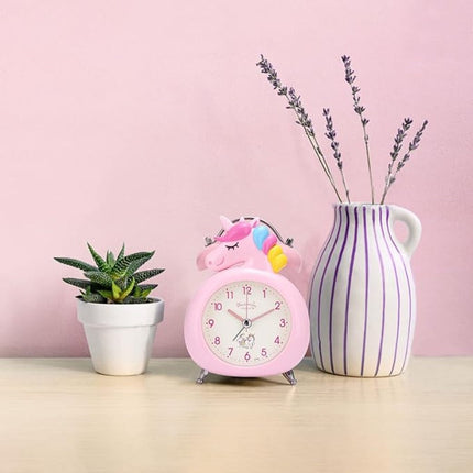 Lasten analoginen yksisarvinen herätyskello