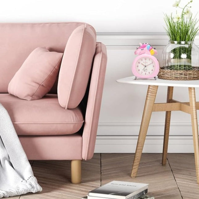 Lasten analoginen yksisarvinen herätyskello