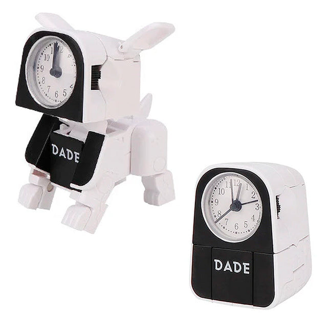 Leikkisä robottikoira herätyskello lapsille