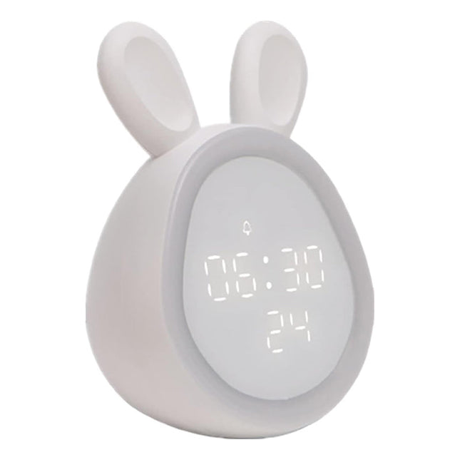 Lasten herätyskello valolla ja pupunkorvilla