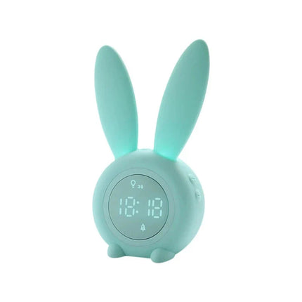 Lasten yö-päivä herätyskello pupu-designilla