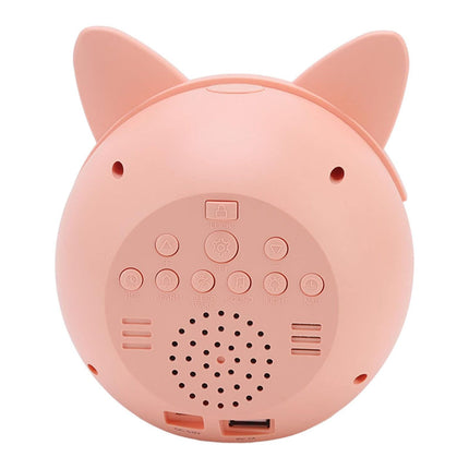 Lasten yövalo herätyskello kissan korvilla