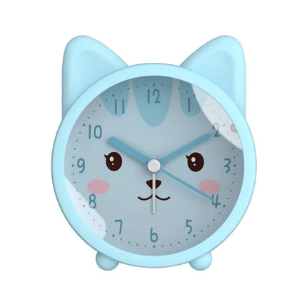 Söpö kissa analoginen herätyskello tytölle
