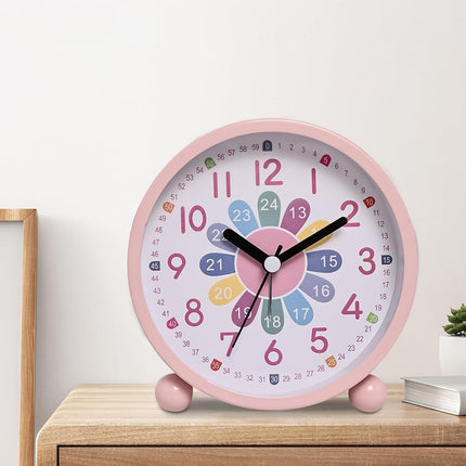 Opetuskellotaulu herätyskello 7-vuotiaalle tytölle