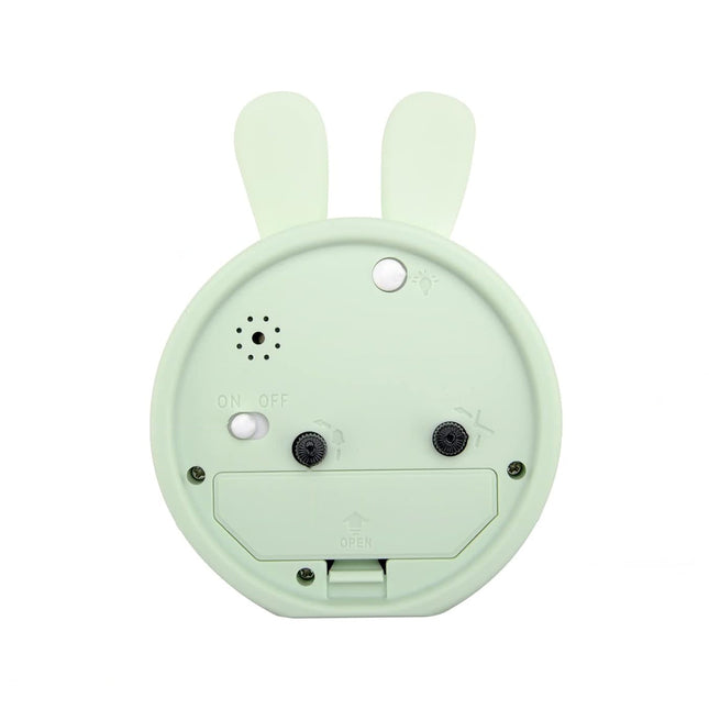 Pupu-aiheinen analoginen herätyskello 8-vuotiaalle