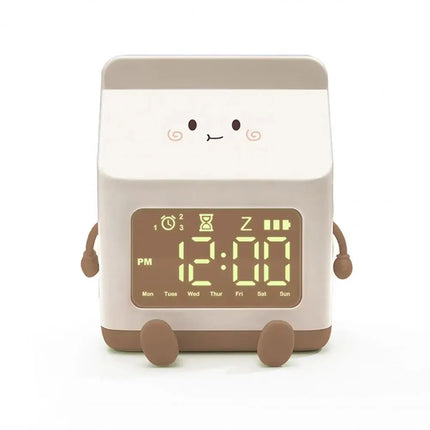 Maitopurkki design herätyskello 9-vuotiaalle tytölle