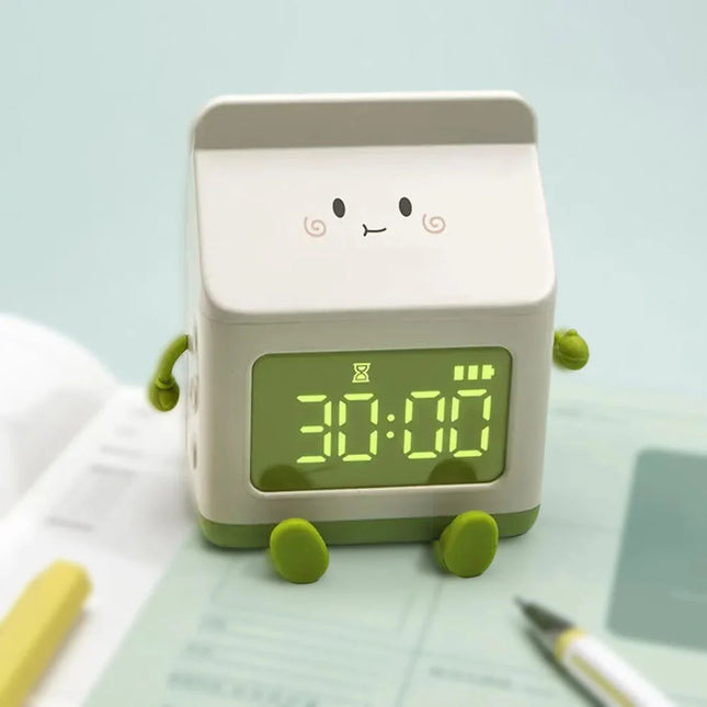 Maitopurkki design herätyskello 9-vuotiaalle tytölle