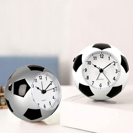 Jalkapallon muotoinen herätyskello lapselle