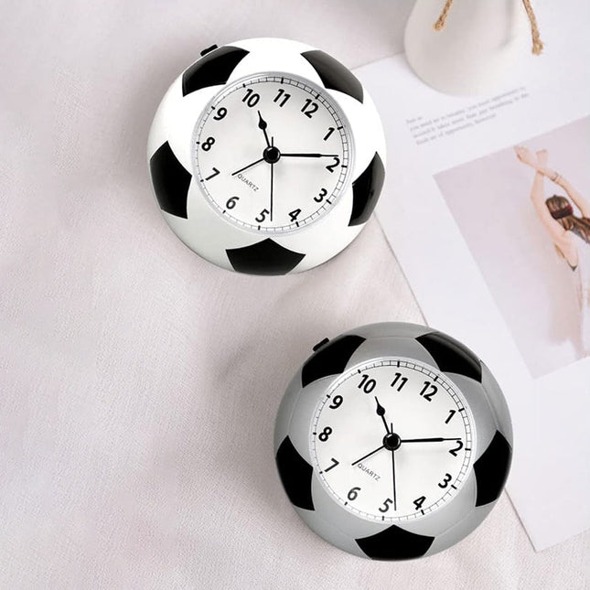 Jalkapallon muotoinen herätyskello lapselle