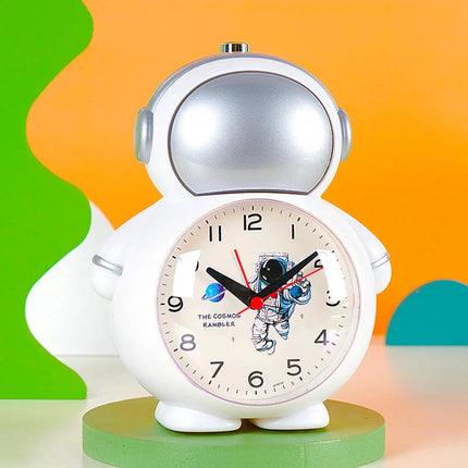 Astronautti herätyskello pojalle analogisella näytöllä