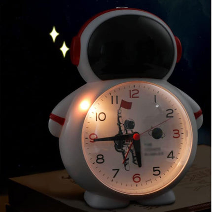 Astronautti herätyskello pojalle analogisella näytöllä