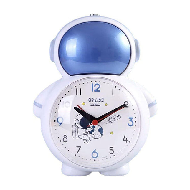 Astronautti herätyskello pojalle analogisella näytöllä