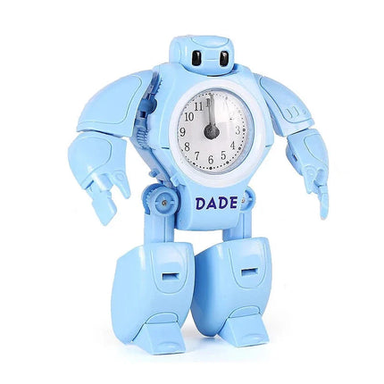 Muuntuva robotti herätyskello pojalle