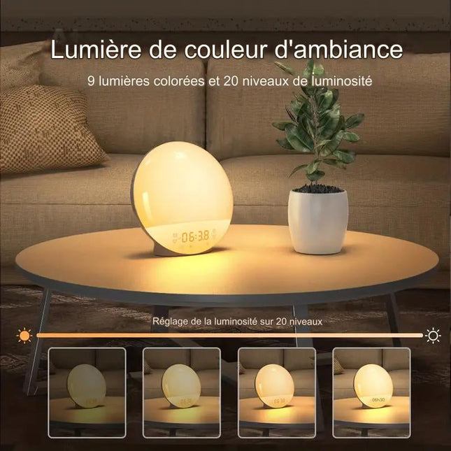 Älykäs herätysvalo ja kelloradio