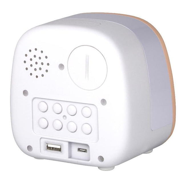 Tyttöjen opettavainen herätyskello yövalolla