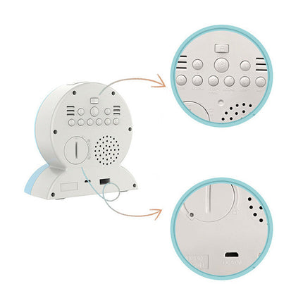 Lasten pöllö-unikello päivä-yö-indikaattorilla