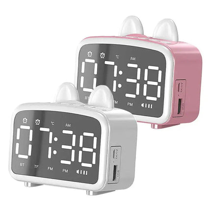 Älykäs pupu-herätyskello bluetooth-kaiuttimella