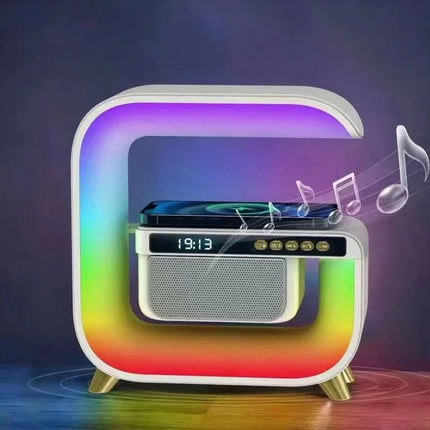 Monitoiminen herätyskello bluetooth-kaiuttimella