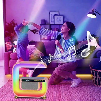 Monitoiminen herätyskello bluetooth-kaiuttimella