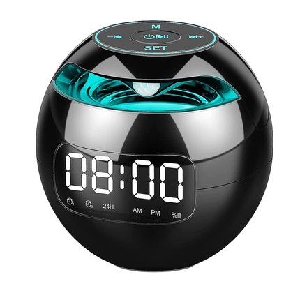 Kirkasvaloherätyskello MP3-soittimella ja äänillä