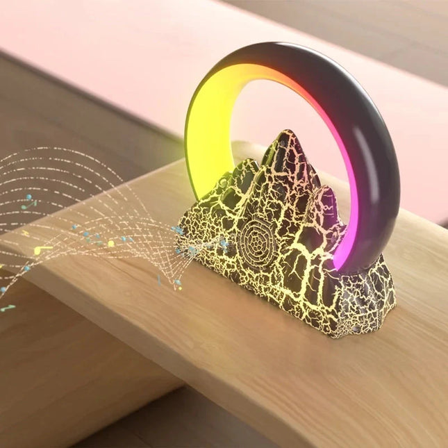 Lasten yövaloherätyskello vuori-designilla