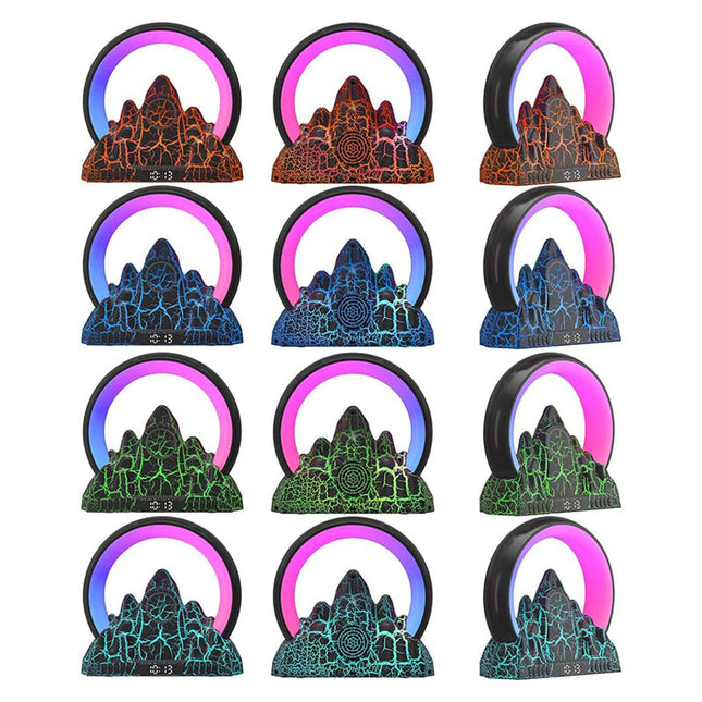 Lasten yövaloherätyskello vuori-designilla