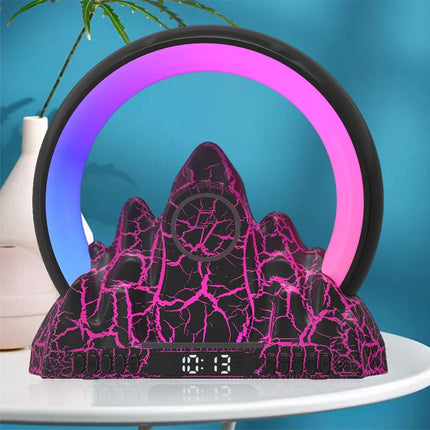 Lasten yövaloherätyskello vuori-designilla