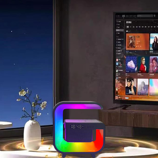 Monitoiminen valoherätyskello luonnonäänillä