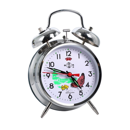 Perinteinen mekaaninen kaksoiskello herätyskello