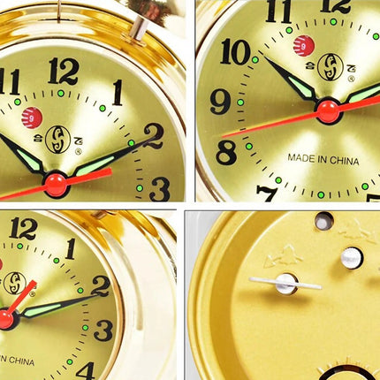 Kovaääninen mekaaninen herätyskello tuplakelloilla