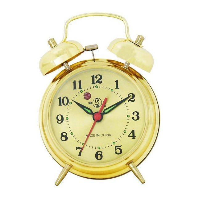 Kovaääninen mekaaninen herätyskello tuplakelloilla