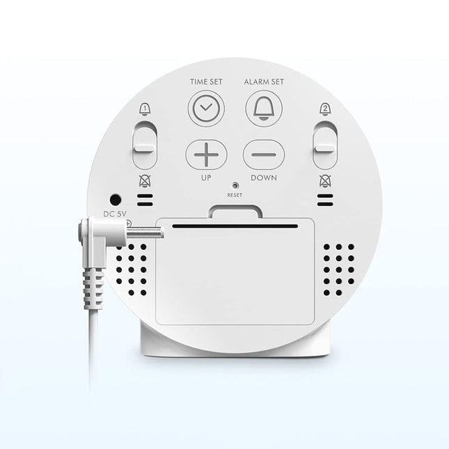 Pyöreä paristokäyttöinen digitaalinen herätyskello