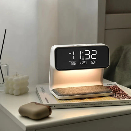 Herätyskello langattomalla Qi-latauksella