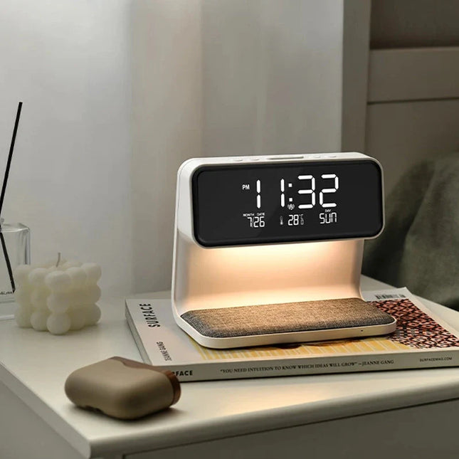 Herätyskello langattomalla Qi-latauksella