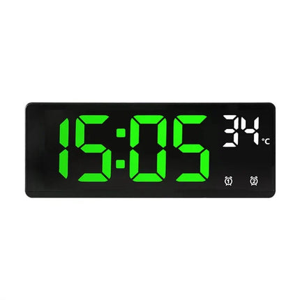 Suuri digitaalinen LED-seinäkello