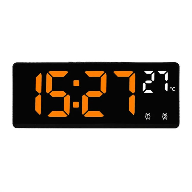 Suuri digitaalinen LED-seinäkello