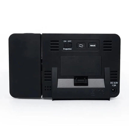 Ajan kattoon heijastava digitaalinen herätyskello