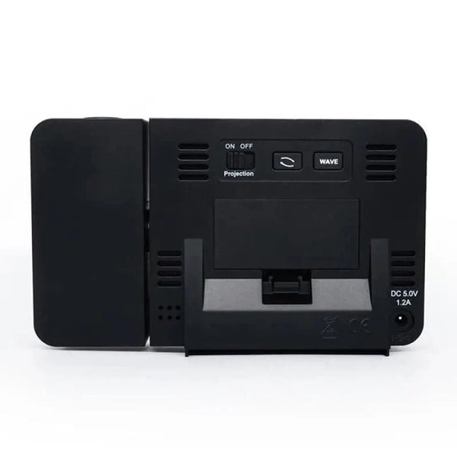 Ajan kattoon heijastava digitaalinen herätyskello