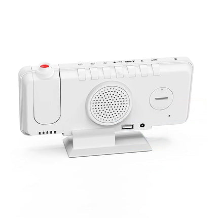 Verkkovirralla toimiva projektoriherätyskello peilillä