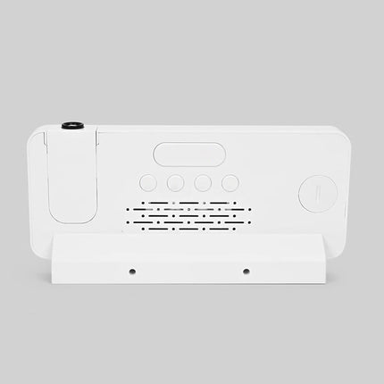 USB-projektoriherätyskello peilipinnalla ja väreillä