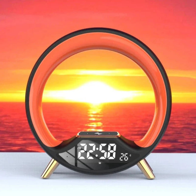 Lasten auringonnousu-herätyskello RGB-tunnelmavalolla